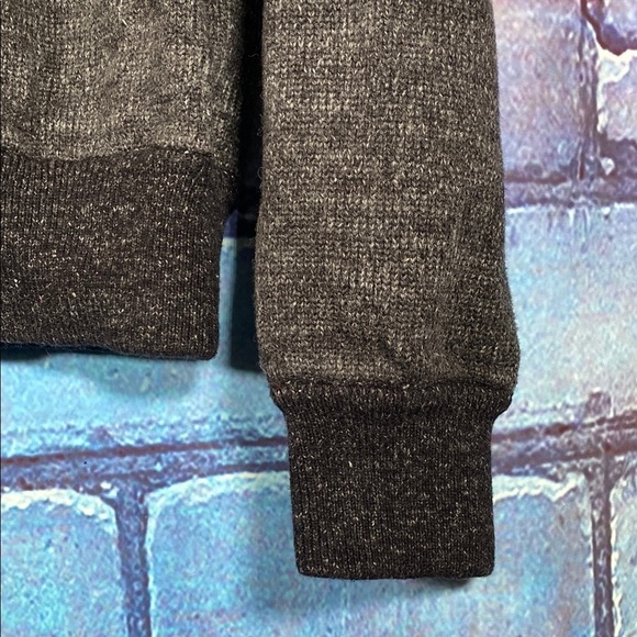 Lucky Brand Sweatshirt Gray Men's Size Small Long Sleeve Pullover Crewneck - Picture 4 of 7